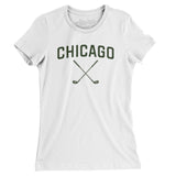Chicago Golf Women's T-Shirt-White-Allegiant Goods Co. Vintage Sports Apparel