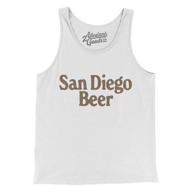 San Diego Beer Men/Unisex Tank Top-Allegiant Goods Co. Vintage Sports Apparel