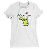 Michigan Golf Women's T-Shirt-Allegiant Goods Co. Vintage Sports Apparel