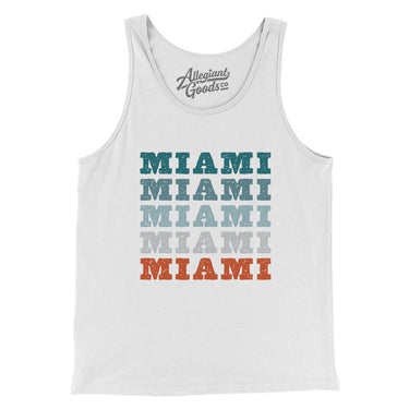 Miami Repeat Men/Unisex Tank Top-Allegiant Goods Co. Vintage Sports Apparel