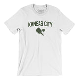 Kansas City Pickleball Men/Unisex T-Shirt-White-Allegiant Goods Co. Vintage Sports Apparel
