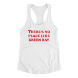 There's No Place Like Green Bay Women's Racerback Tank-Allegiant Goods Co. Vintage Sports Apparel