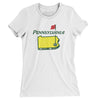 Pennsylvania Golf Women's T-Shirt-White-Allegiant Goods Co. Vintage Sports Apparel