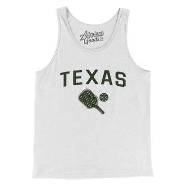 Texas Pickleball in White Color