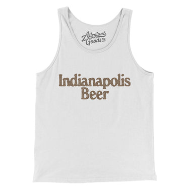 Indianapolis Beer Men/Unisex Tank Top-Allegiant Goods Co. Vintage Sports Apparel