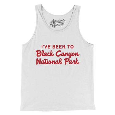 I've Been To Black Canyon National Park Men/Unisex Tank Top-Allegiant Goods Co. Vintage Sports Apparel