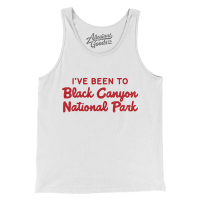 I've Been To Black Canyon National Park Men/Unisex Tank Top-White-Allegiant Goods Co. Vintage Sports Apparel