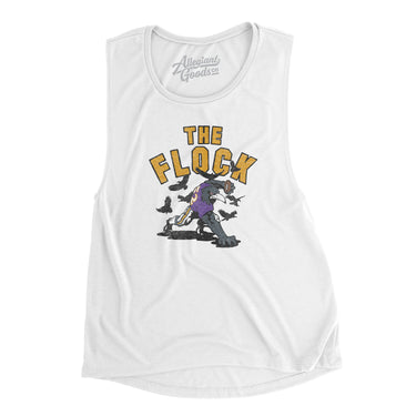 The Flock Women's Flowey Scoopneck Muscle Tank-Allegiant Goods Co. Vintage Sports Apparel