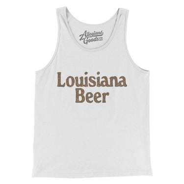 Louisiana Beer Men/Unisex Tank Top-Allegiant Goods Co. Vintage Sports Apparel