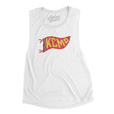 Kcmo Pennant Women's Flowey Scoopneck Muscle Tank-Allegiant Goods Co. Vintage Sports Apparel