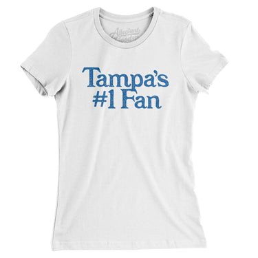 Tampa's Number 1 Fan Women's T-Shirt-Allegiant Goods Co. Vintage Sports Apparel
