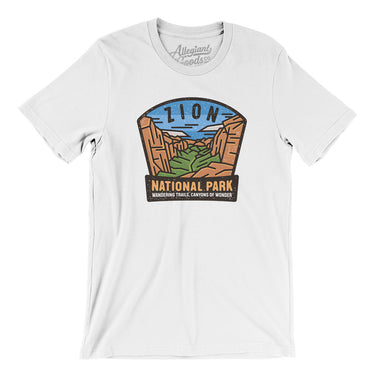 Zion National Park Badge Men/Unisex T-Shirt-Allegiant Goods Co. Vintage Sports Apparel