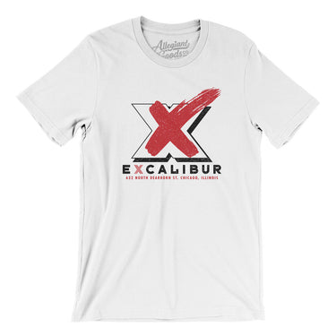 Excalibur Chicago Men/Unisex T-Shirt-White-Allegiant Goods Co. Vintage Sports Apparel