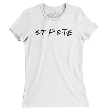 St Pete Friends Women's T-Shirt-Allegiant Goods Co. Vintage Sports Apparel