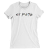 St Pete Friends Women's T-Shirt-White-Allegiant Goods Co. Vintage Sports Apparel