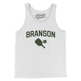 Branson Pickleball Men/Unisex Tank Top-White-Allegiant Goods Co. Vintage Sports Apparel