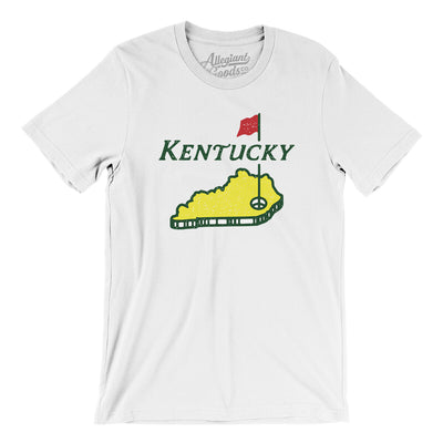 Kentucky Golf Men/Unisex T-Shirt-White-Allegiant Goods Co. Vintage Sports Apparel