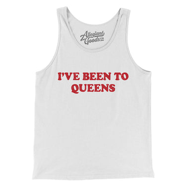 I've Been To Queens Men/Unisex Tank Top-White-Allegiant Goods Co. Vintage Sports Apparel