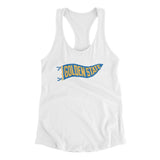 Golden State Pennant Women's Racerback Tank-Allegiant Goods Co. Vintage Sports Apparel