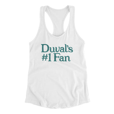 Duval's Number 1 Fan Women's Racerback Tank-Allegiant Goods Co. Vintage Sports Apparel