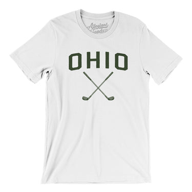 Ohio Golf Men/Unisex T-Shirt-White-Allegiant Goods Co. Vintage Sports Apparel