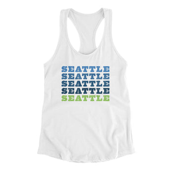 Seattle Repeat Women's Racerback Tank-Allegiant Goods Co. Vintage Sports Apparel
