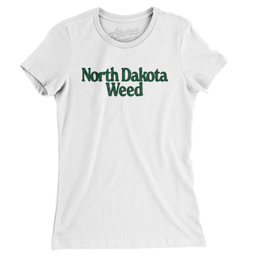 North Dakota Weed Women's T-Shirt-Allegiant Goods Co. Vintage Sports Apparel