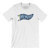 Memphis Pennant Men/Unisex T-Shirt-White-Allegiant Goods Co. Vintage Sports Apparel