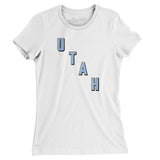 Utah Hockey Jersey Women's T-Shirt-White-Allegiant Goods Co. Vintage Sports Apparel