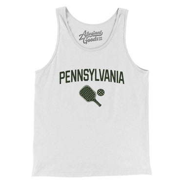Pennsylvania Pickleball in White Color