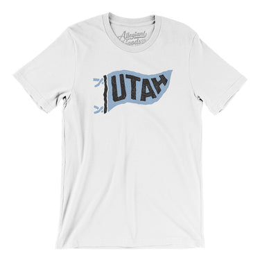 Utah Pennant Men/Unisex T-Shirt-Allegiant Goods Co. Vintage Sports Apparel