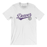Denver Vintage Script Men/Unisex T-Shirt-Allegiant Goods Co. Vintage Sports Apparel