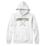Connecticut Golf Hoodie-White-Allegiant Goods Co. Vintage Sports Apparel