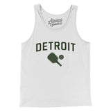 Detroit Pickleball Men/Unisex Tank Top-White-Allegiant Goods Co. Vintage Sports Apparel