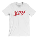 Florida Pennant Men/Unisex T-Shirt-White-Allegiant Goods Co. Vintage Sports Apparel