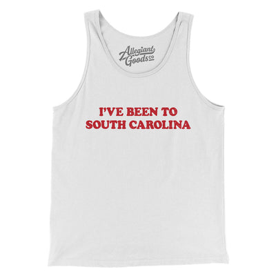I've Been To South Carolina Men/Unisex Tank Top-White-Allegiant Goods Co. Vintage Sports Apparel