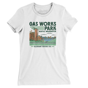 Gas Works Park Women's T-Shirt-Allegiant Goods Co. Vintage Sports Apparel