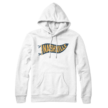 Nashville Pennant Hoodie-Allegiant Goods Co. Vintage Sports Apparel