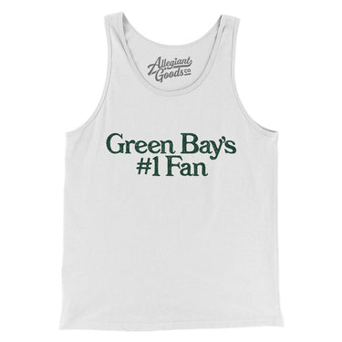 Green Bay's Number 1 Fan Men/Unisex Tank Top-Allegiant Goods Co. Vintage Sports Apparel