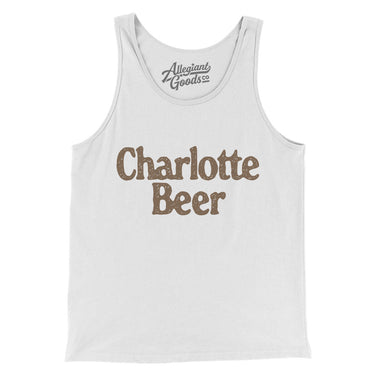 Charlotte Beer Men/Unisex Tank Top-Allegiant Goods Co. Vintage Sports Apparel