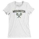 Washington Tennis Women's T-Shirt-White-Allegiant Goods Co. Vintage Sports Apparel