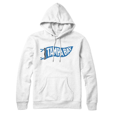 Tampa Bay Pennant Hoodie-Allegiant Goods Co. Vintage Sports Apparel