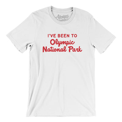 I've Been To Olympic National Park Men/Unisex T-Shirt-White-Allegiant Goods Co. Vintage Sports Apparel