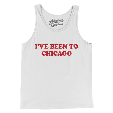 I've Been To Chicago Men/Unisex Tank Top-Allegiant Goods Co. Vintage Sports Apparel