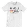 Seattle Cycling Men/Unisex T-Shirt-White-Allegiant Goods Co. Vintage Sports Apparel