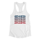 Atlanta Repeat Women's Racerback Tank-Allegiant Goods Co. Vintage Sports Apparel