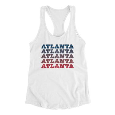 Atlanta Repeat Women's Racerback Tank-Allegiant Goods Co. Vintage Sports Apparel