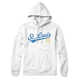 St Louis Vintage Script Hoodie-Allegiant Goods Co. Vintage Sports Apparel