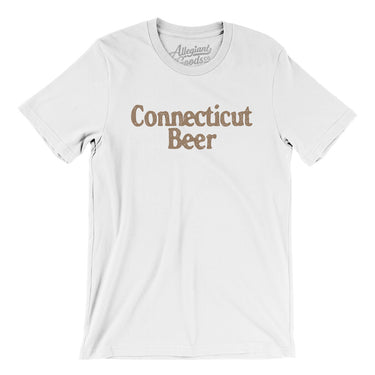 Connecticut Beer Men/Unisex T-Shirt-White-Allegiant Goods Co. Vintage Sports Apparel