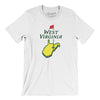 West Virginia Golf Men/Unisex T-Shirt-White-Allegiant Goods Co. Vintage Sports Apparel